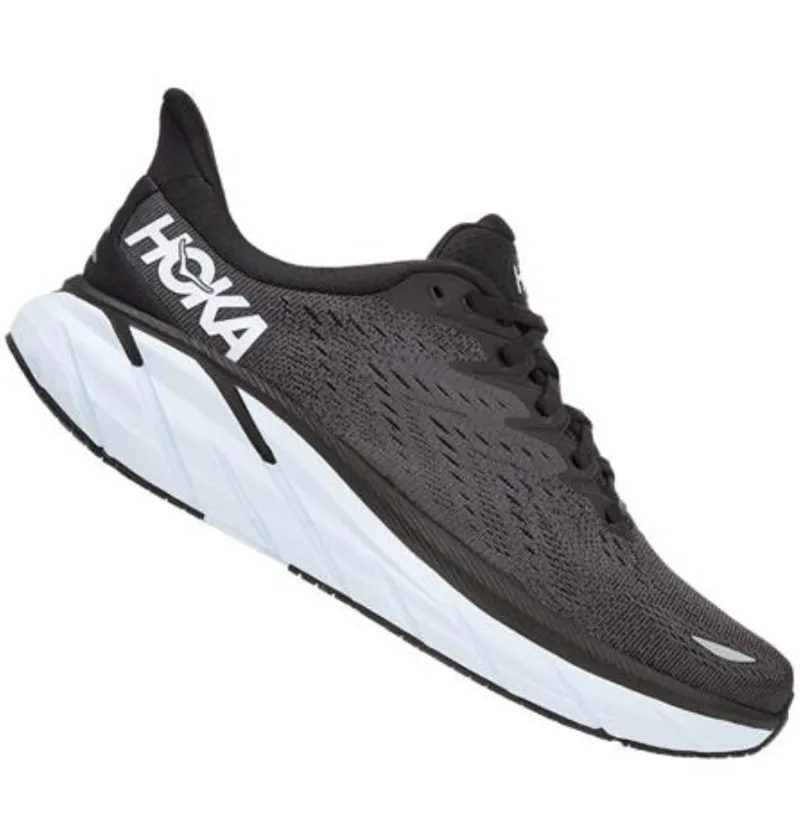 Hoka One One Men's Clifton 8 Black/White-3